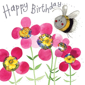 Alex Clark Greeting Card Birthday Buzz