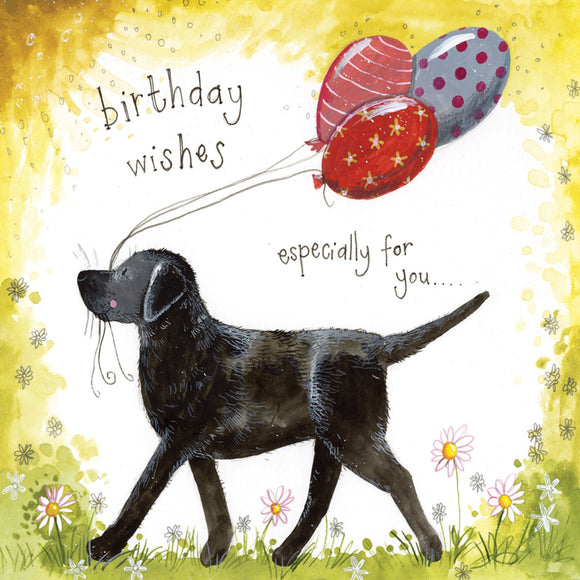 Alex Clark Greeting Card Sunshine Labrador