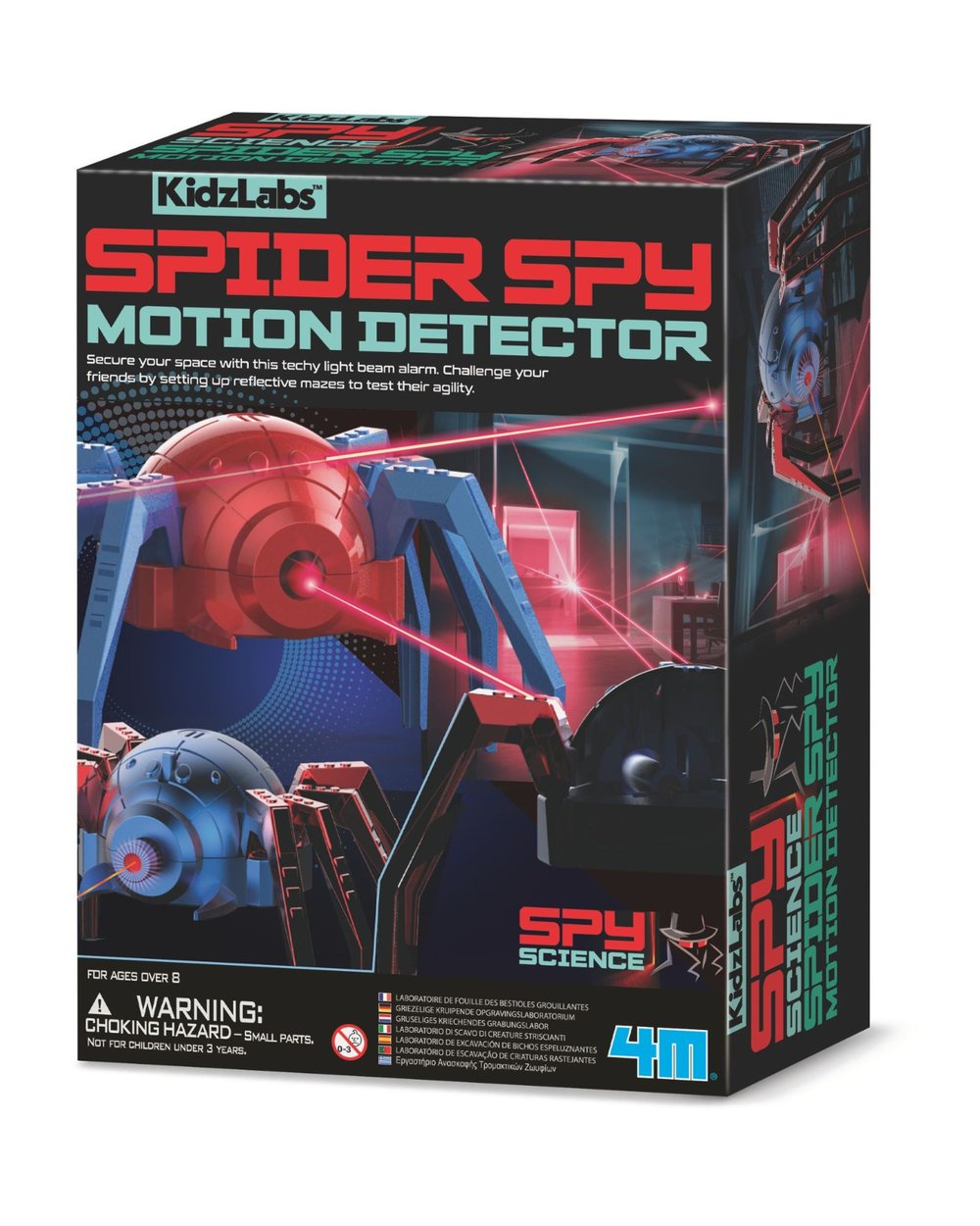 4M KidzLabs Spider Spy Motion Detector