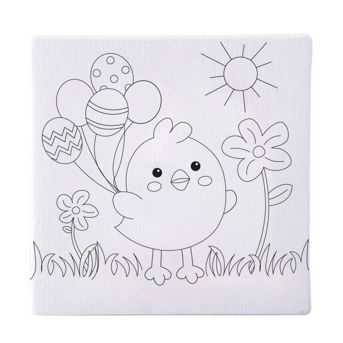 Discovery Zone Canvas Art Set - Chicks Or Bunnies