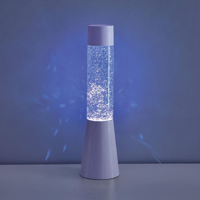 Discovery Zone Swirling Colour Changing Glitter Lamp