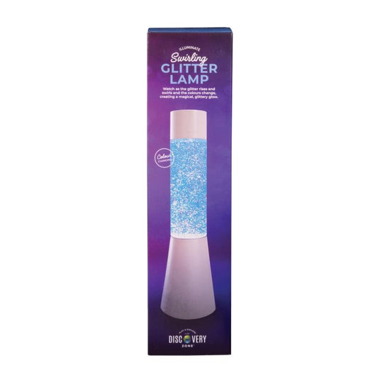 Discovery Zone Swirling Colour Changing Glitter Lamp