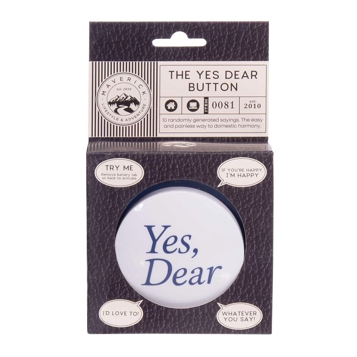 Maverick Yes Dear Button