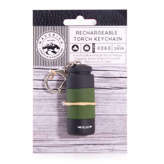 Maverick Rechargeable Torch Keychain