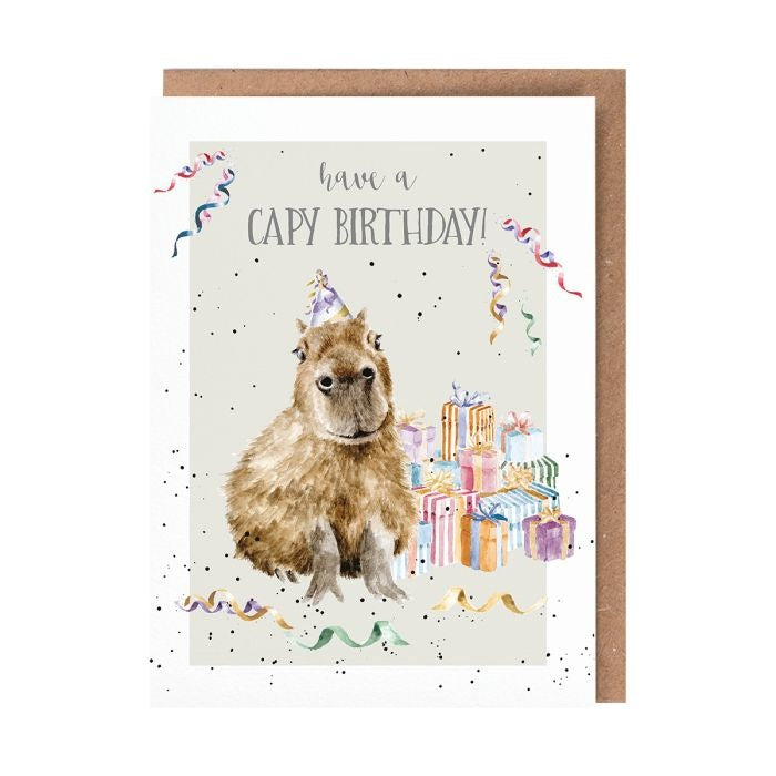 Wrendale Fur Feather And Whiskers Greeting Card The Happy Bara