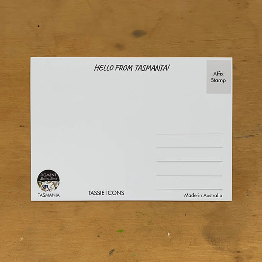 Pigment by Monica Reeve Postcard Tasmanian Icons