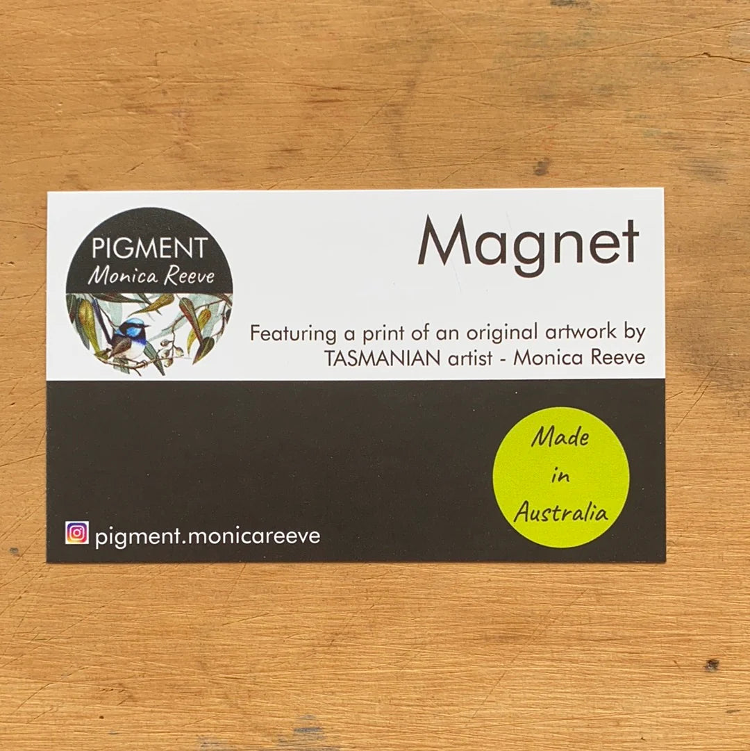 Pigment by Monica Reeve Magnet Tasmanian Icons