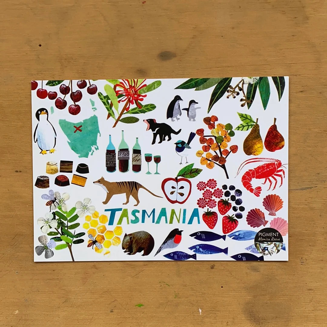 Pigment by Monica Reeve Postcard Tasmanian Icons
