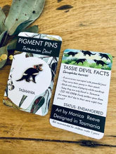 Pigment by Monica Reeve Enamel Pin Tasmanian Devil