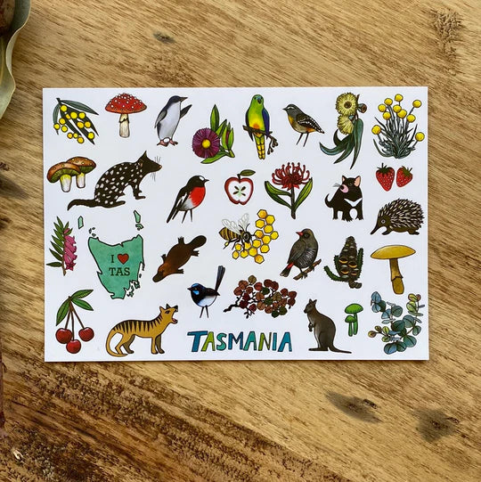 Pigment by Monica Reeve Postcard Love Tas