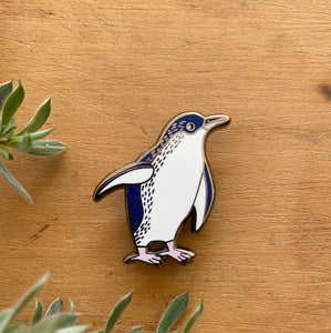 Little Penguin Enamel Pin by Monica Reeve