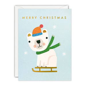 James Ellis Polar Bear Christmas Card