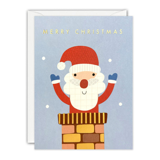James Ellis Christmas Card Santa 95x125mm