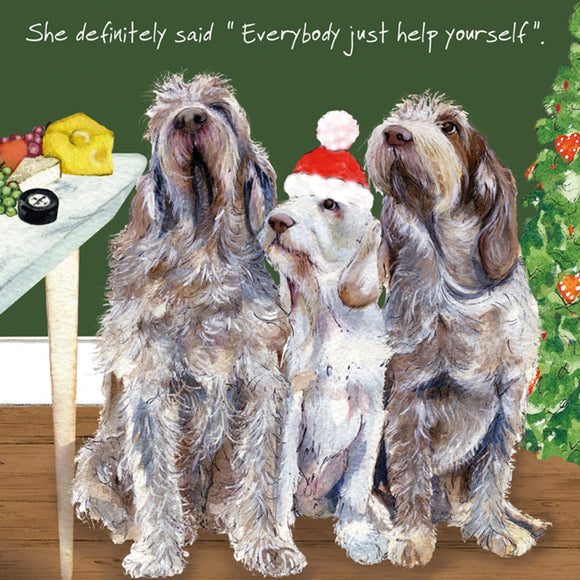 The Little Dog Laughed Definitely Christmas Card