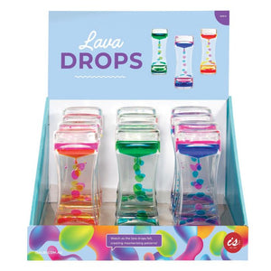 IS Gift Liquid Timer Lava Drops Assorted Rainbow Colours