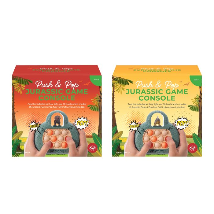 IS Gift Jurassic Push & Pop Game Console