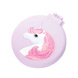 IS Gift Compact Hairbrush Unicorn