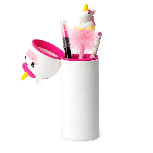 Legami Kawaii 2 in 1 Soft Silicone Pencil Case - Unicorn