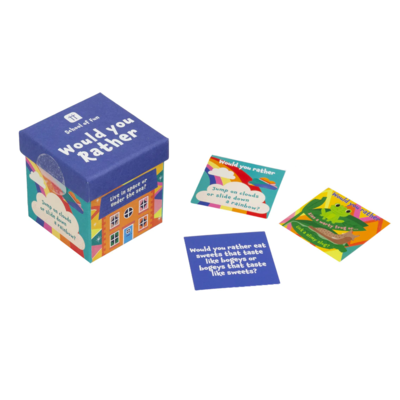 School of Fun Kid's Trivia And Games Would You Rather Card Game