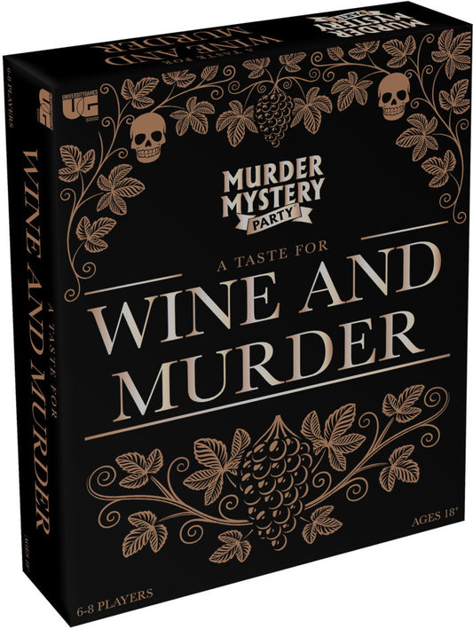 Murder Mystery Party Game A Taste For Wine And Murder