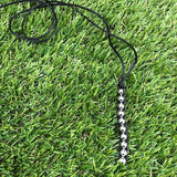 Kaiko Black Caterpillar Necklace