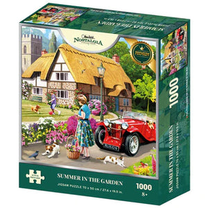 Nostalgia Collection 1000pc Jigsaw Puzzle Summer In The Garden