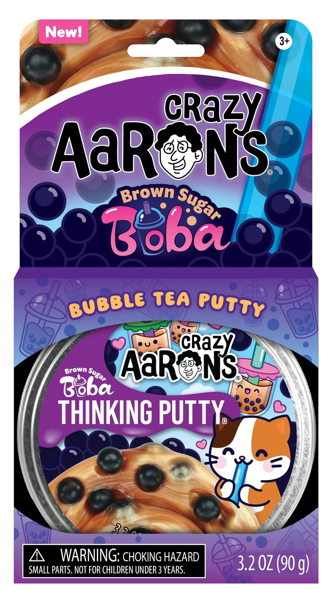 Crazy Aaron's Brown Sugar Boba Thinking Putty
