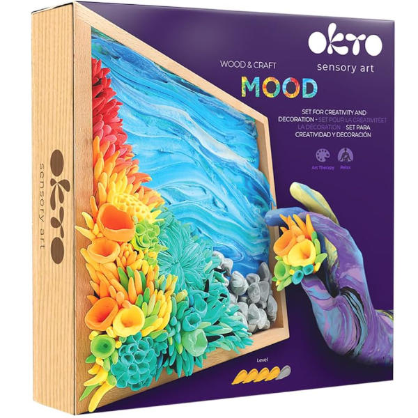 Okto Sensory Art Wood and Craft Mood Ocean Calm