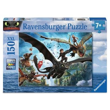 Ravensburger 150pc Jigsaw Puzzle How To Train Your Dragon Dragons And Heroes