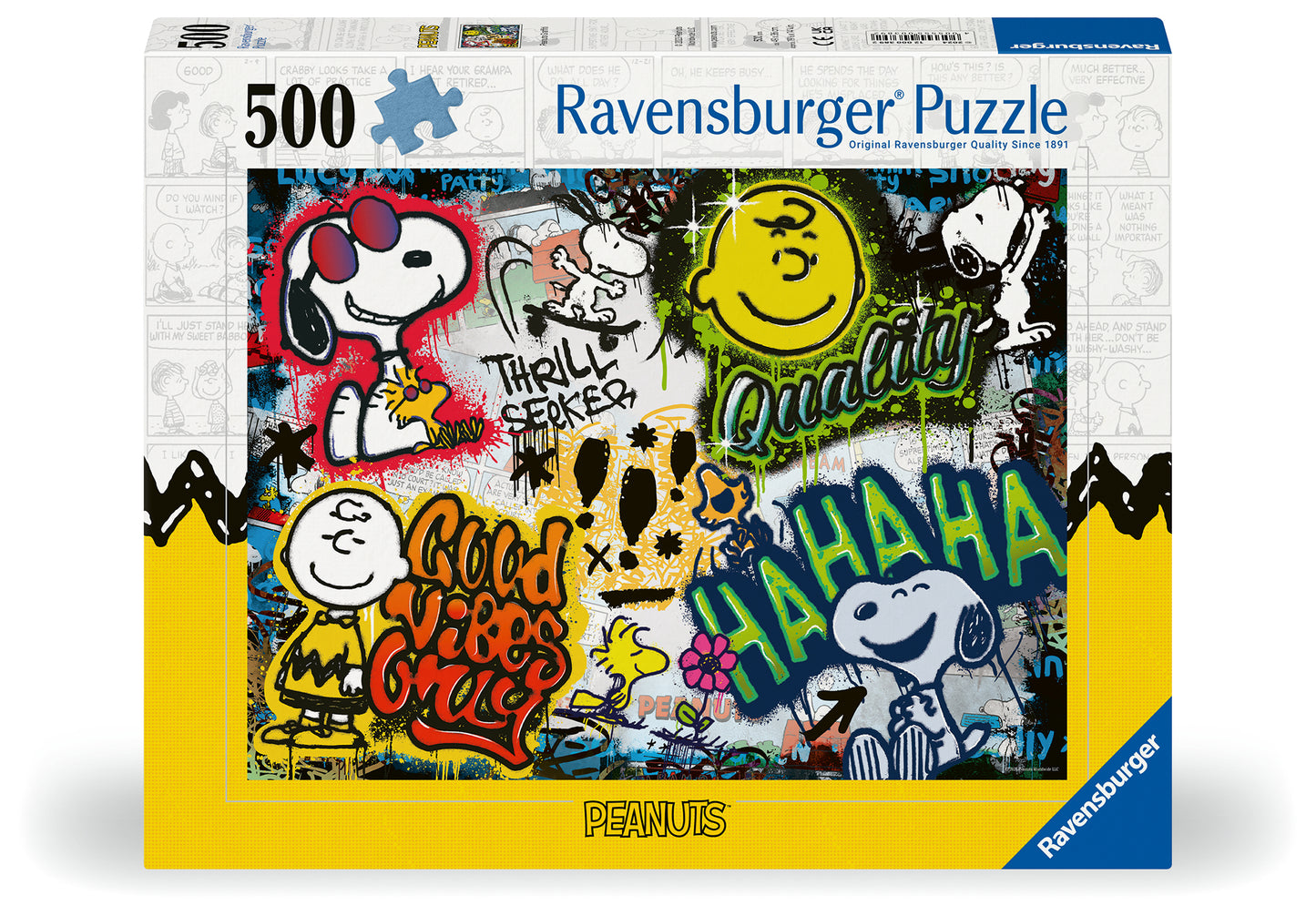 Ravensburger 500pc Jigsaw Puzzle Peanuts Graffiti