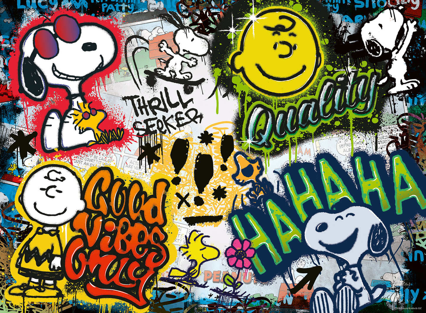Ravensburger 500pc Jigsaw Puzzle Peanuts Graffiti