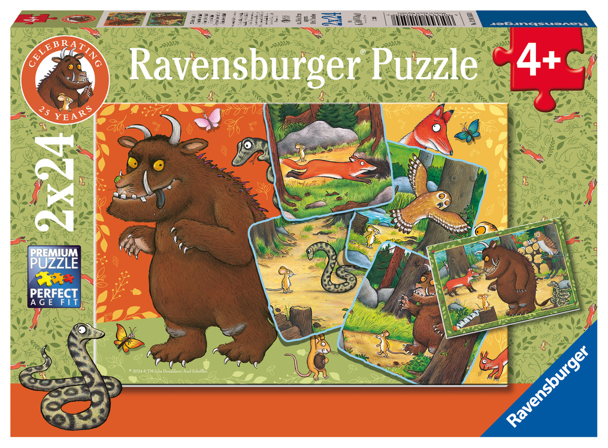 Ravensburger 2x24pc Jigsaw Puzzle 25 Years Of The Gruffalo!