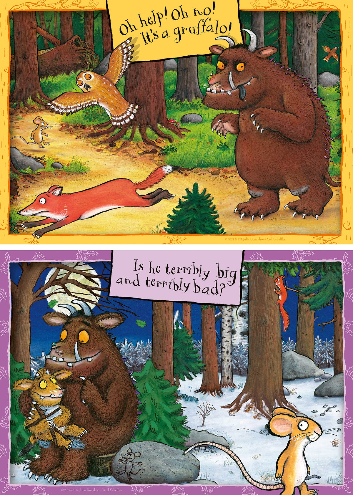 Ravensburger 2x24pc Jigsaw Puzzle 25 Years Of The Gruffalo!