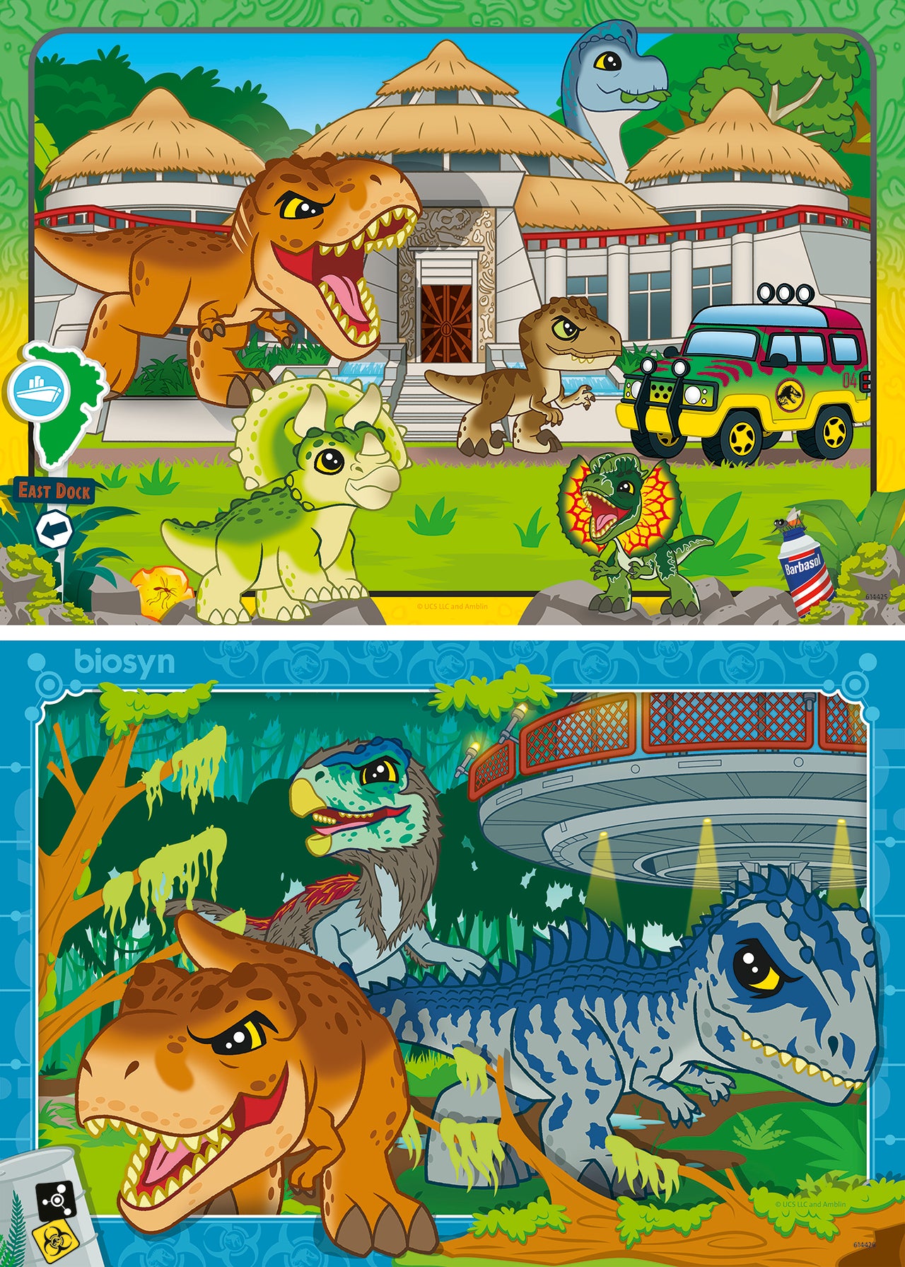 Ravensburger 2x24pc Jigsaw Puzzle Jurassic World Explorers Livin' the Wild Life!