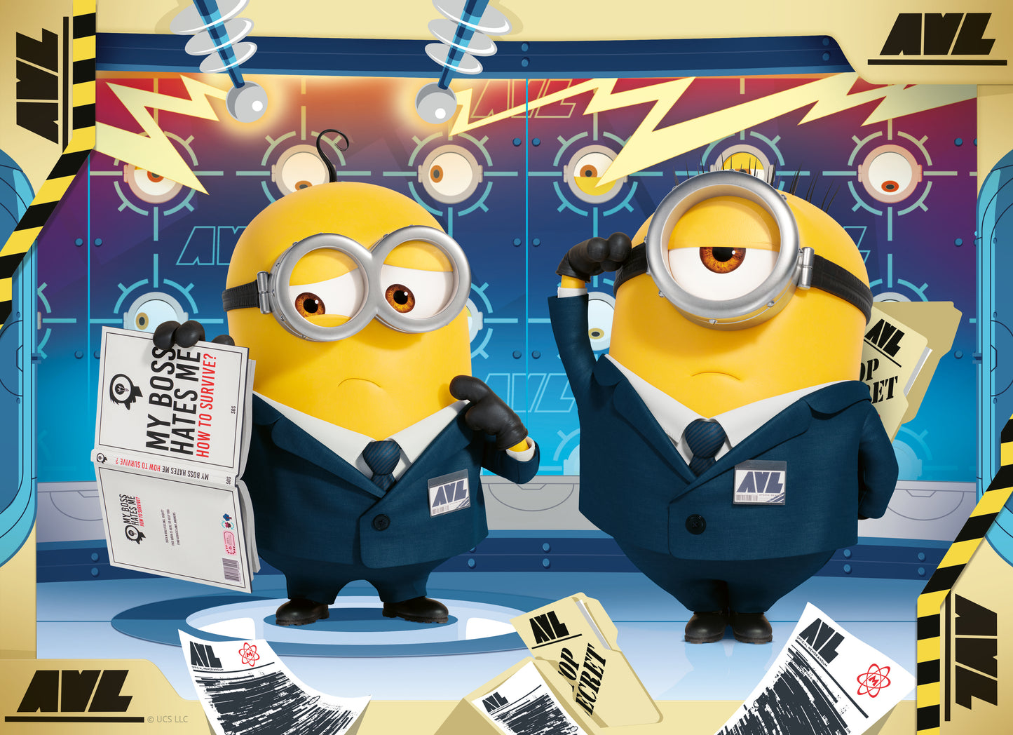 Ravensburger 4x100pc Jigsaw Puzzle Despicable Me Embrace Your friends