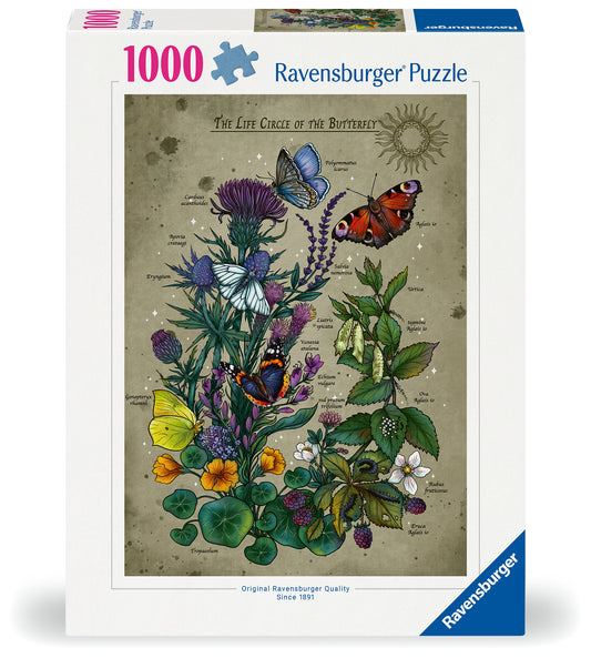 Ravensburger 1000pc Jigsaw Puzzle Lifecircle Butterfly