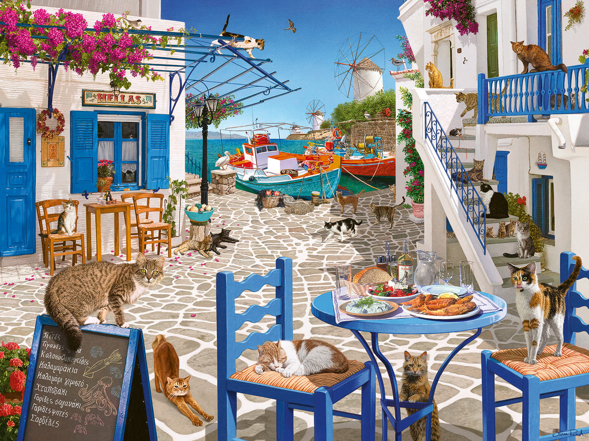 Ravensburger 1500pc Jigsaw Puzzle Cats Of Mykonos