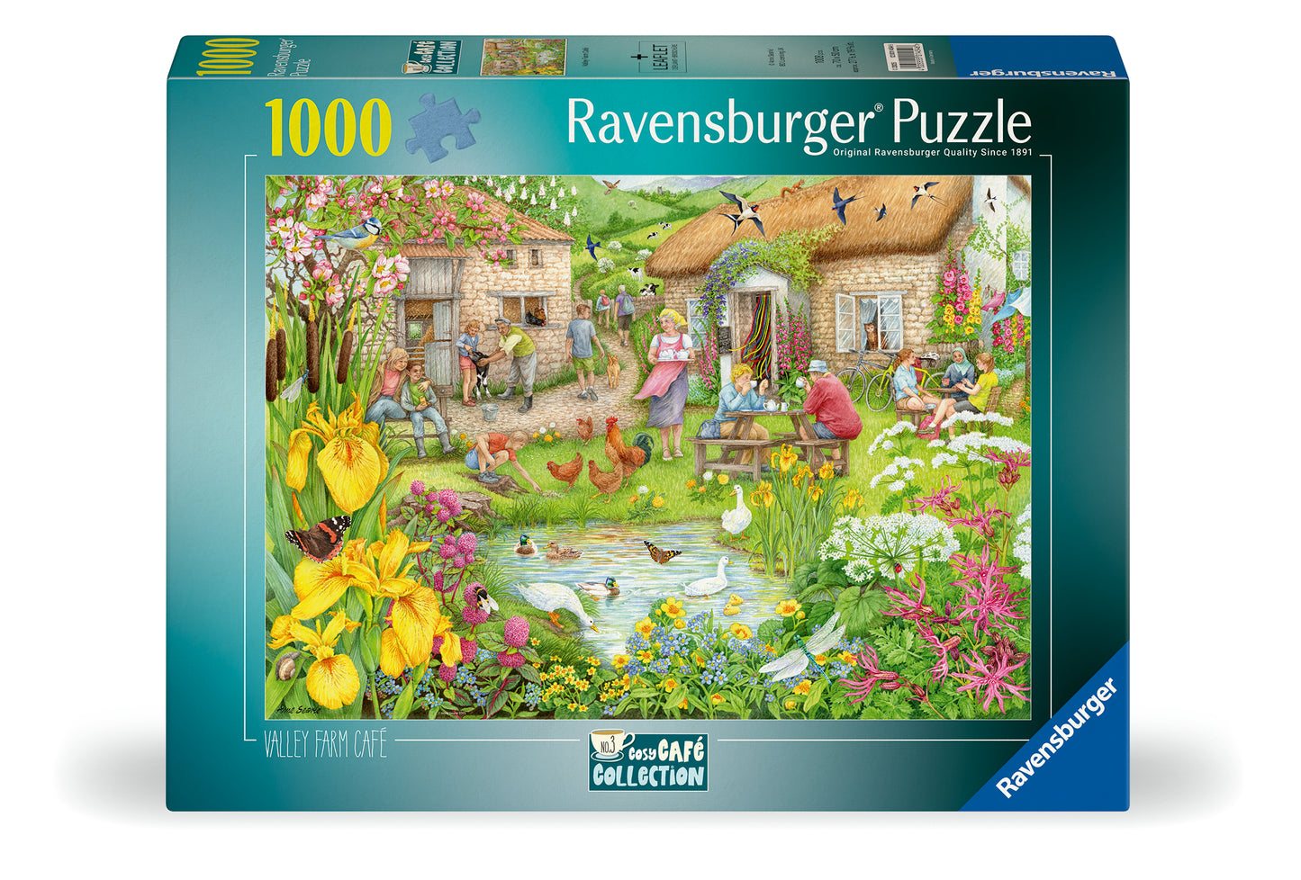 Ravensburger 1000pc Jigsaw Puzzle Valley Farm Cafe