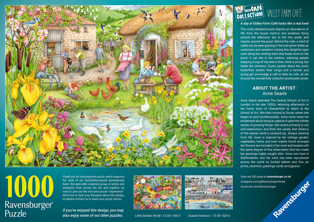 Ravensburger 1000pc Jigsaw Puzzle Valley Farm Cafe