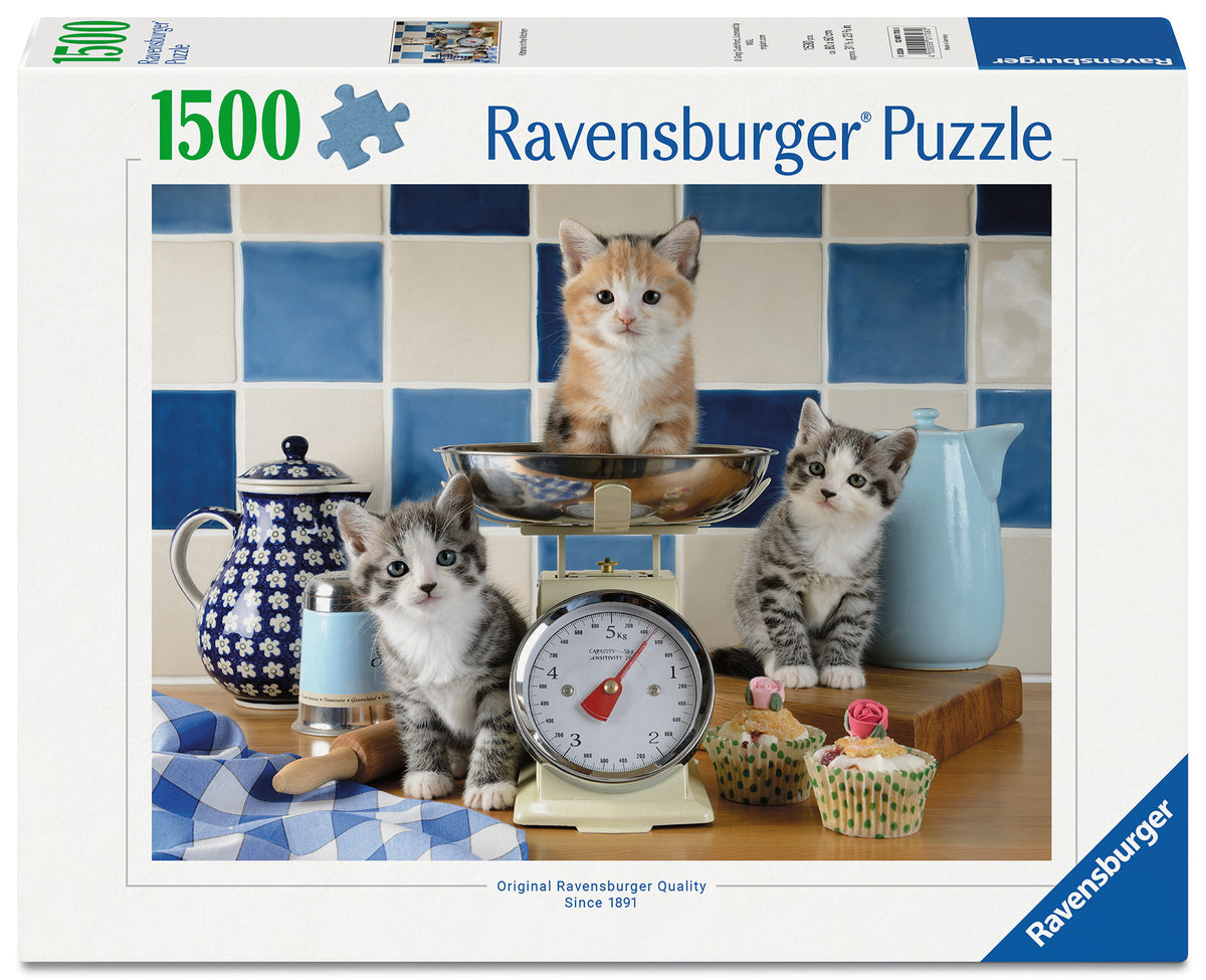 Ravensburger 1500pc Jigsaw Puzzle Kittens in the Kitchen