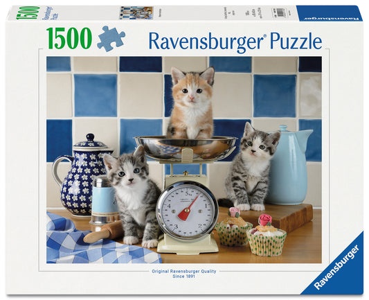 Ravensburger 1500pc Jigsaw Puzzle Kittens in the Kitchen