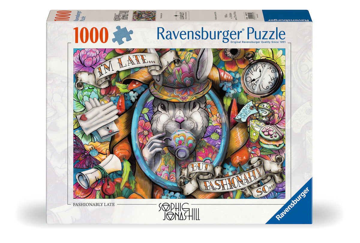 Ravensburger 1000pc Jigsaw Puzzle Fashionably Late