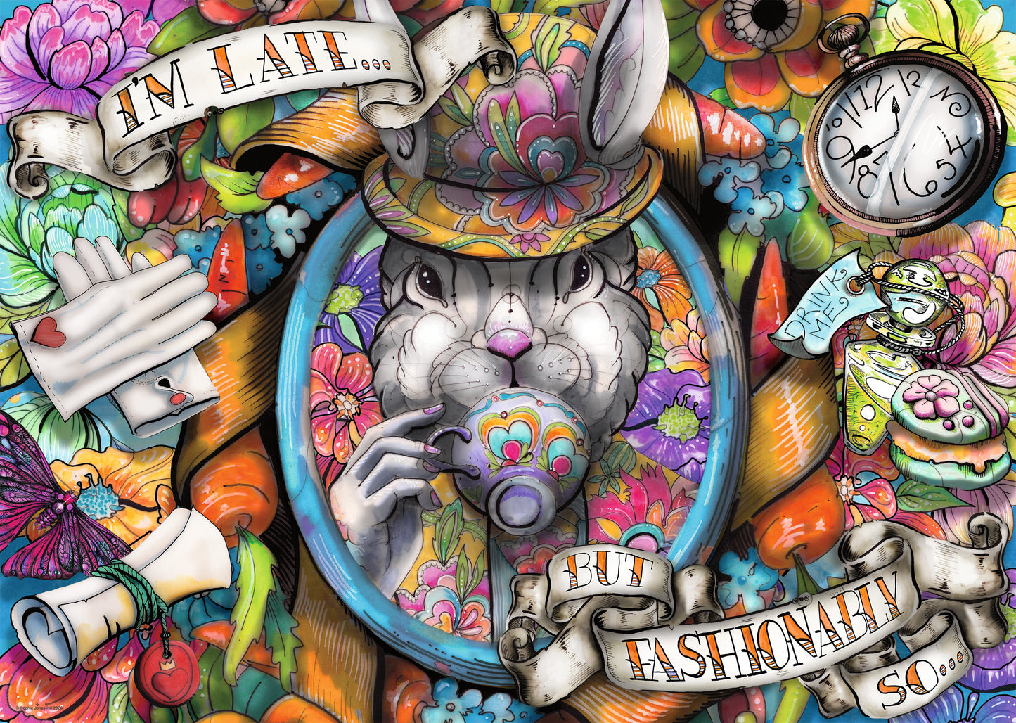 Ravensburger 1000pc Jigsaw Puzzle Fashionably Late