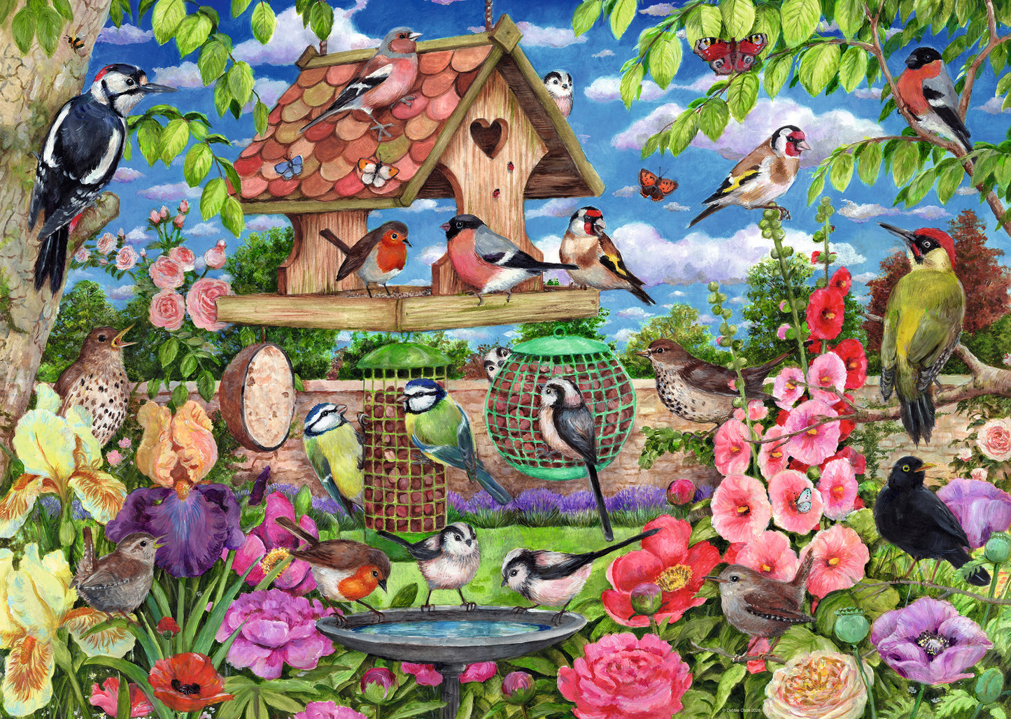 Ravensburger 1000pc Jigsaw Puzzle A Bird's Banquet The Bird Table