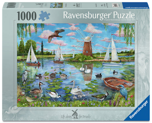 Ravensburger 1000pc Jigsaw Puzzle Life Along The Broads