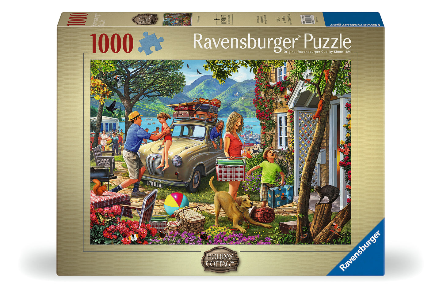 Ravensburger 1000pc Jigsaw Puzzle Holiday Cottage