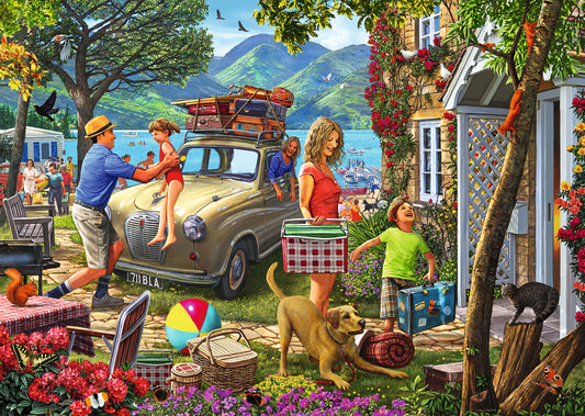 Ravensburger 1000pc Jigsaw Puzzle Holiday Cottage