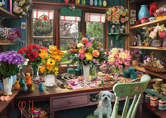 Ravensburger 1000pc Jigsaw Puzzle The Flower Arranger's Shed