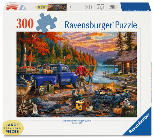 Ravensburger 300pc Jigsaw Puzzle Sunset Lake Large Format