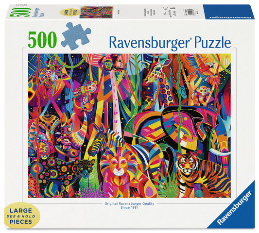 Ravensburger 500pc Jigsaw Puzzle Jeweled Jungle Large Format